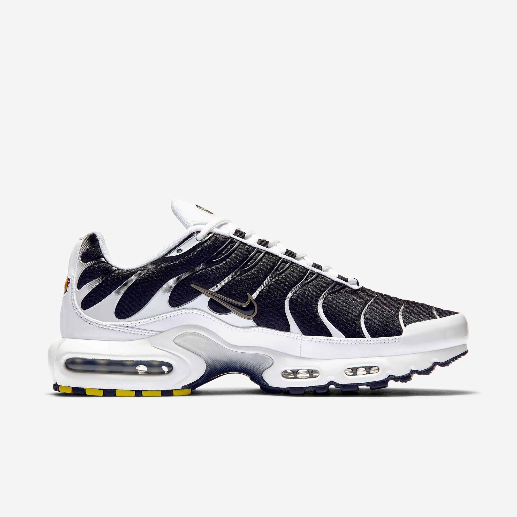 Nike Air Max Plus White Black Metallic Pewter