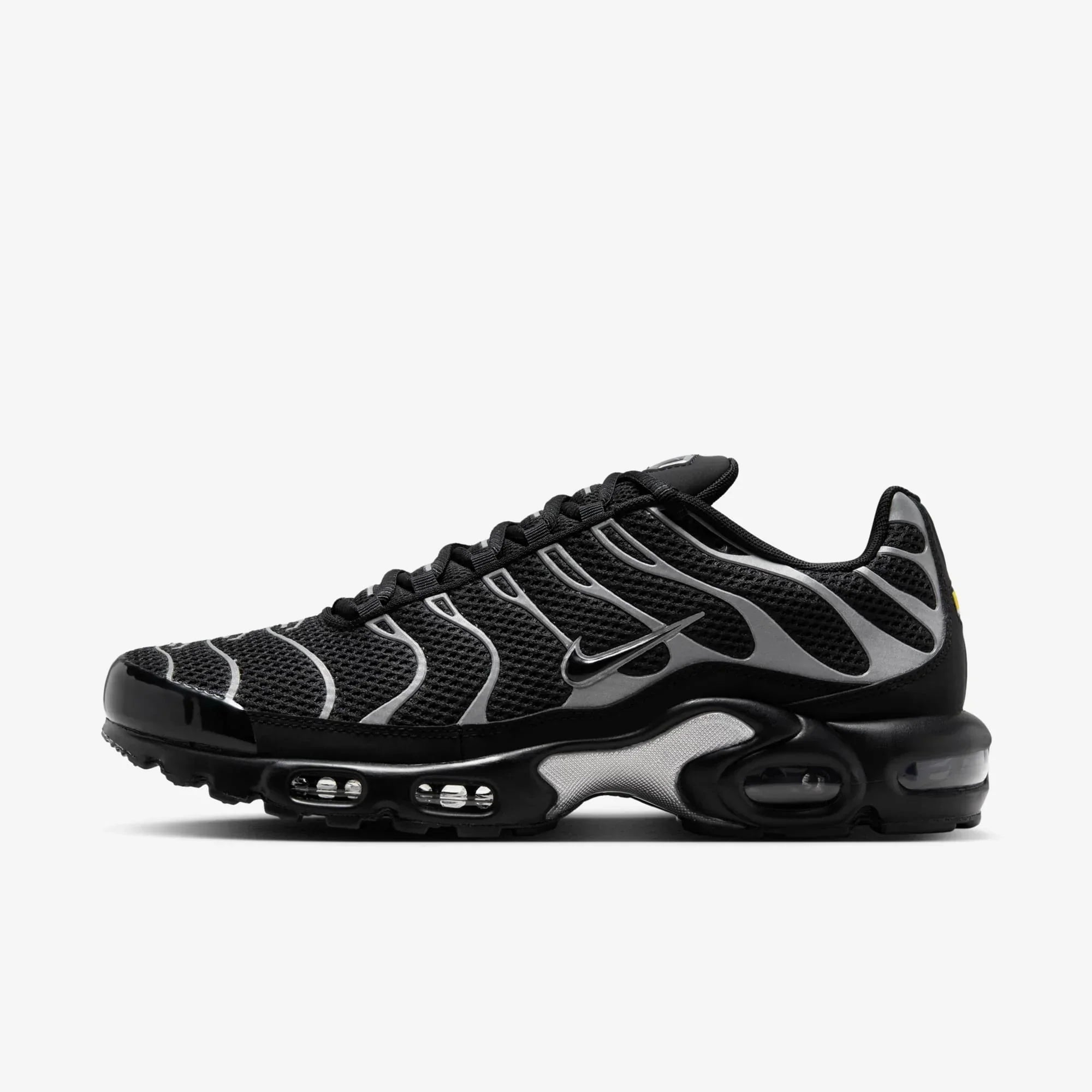 Nike Air Max Plus Premium Black Reflective Silver