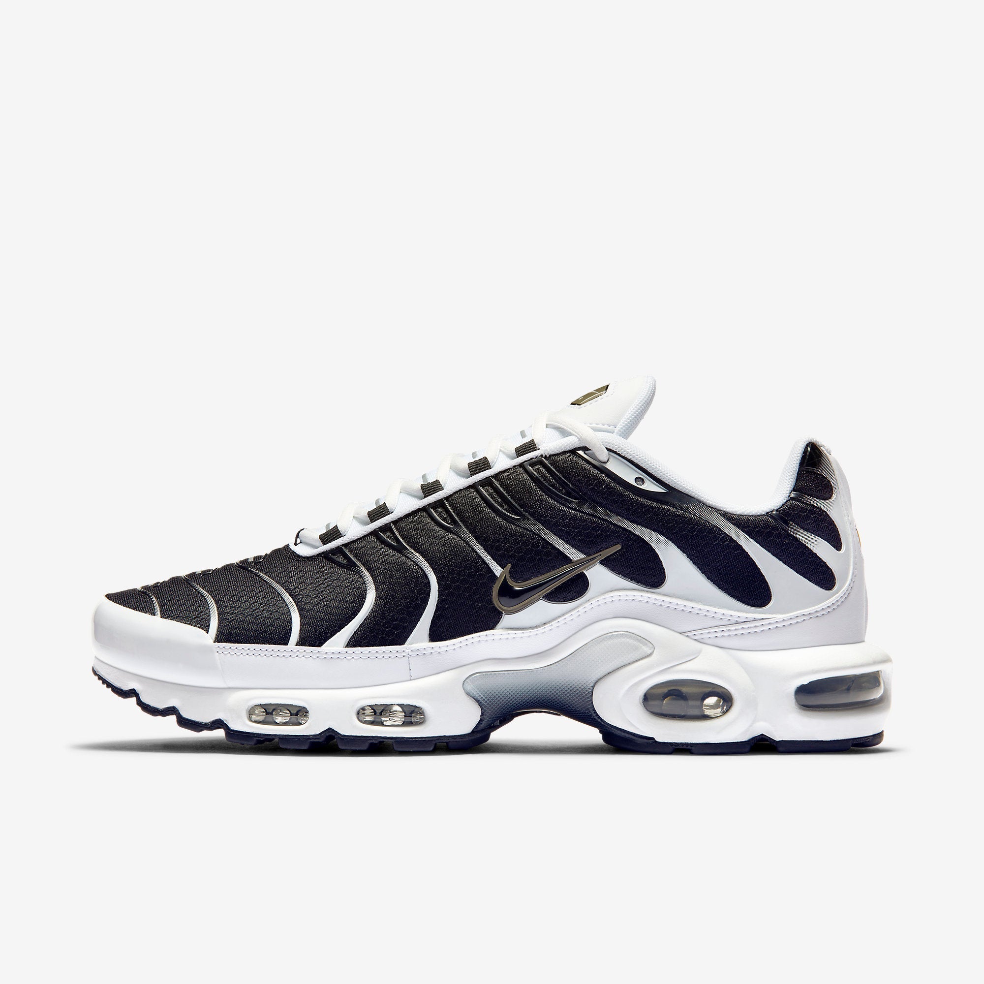 Nike Air Max Plus White Black Metallic Pewter